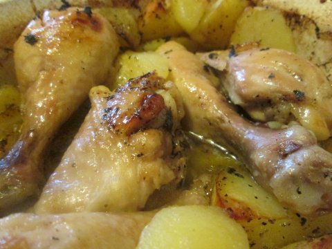 Drumsticks and Potatoes: Almost Done!