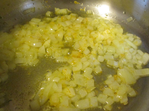 Sauteing Chopped Onions