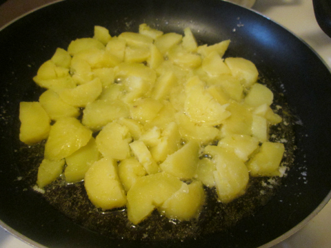 Sauteing Potatoes