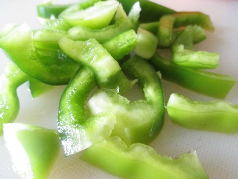 Sliced Green Peppers