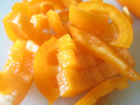 Sliced Orange Pepper